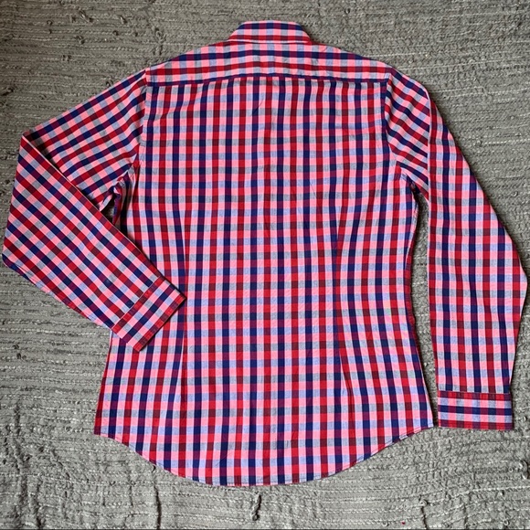 EXPRESS Fitted Long sleeves classic collar15-151/2 - Picture 2 of 8